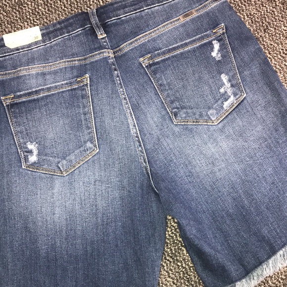 🐠KANCAN High Rise Bermuda Shorts High Waisted Stretch Size 24 | NWT! - Picture 5 of 9